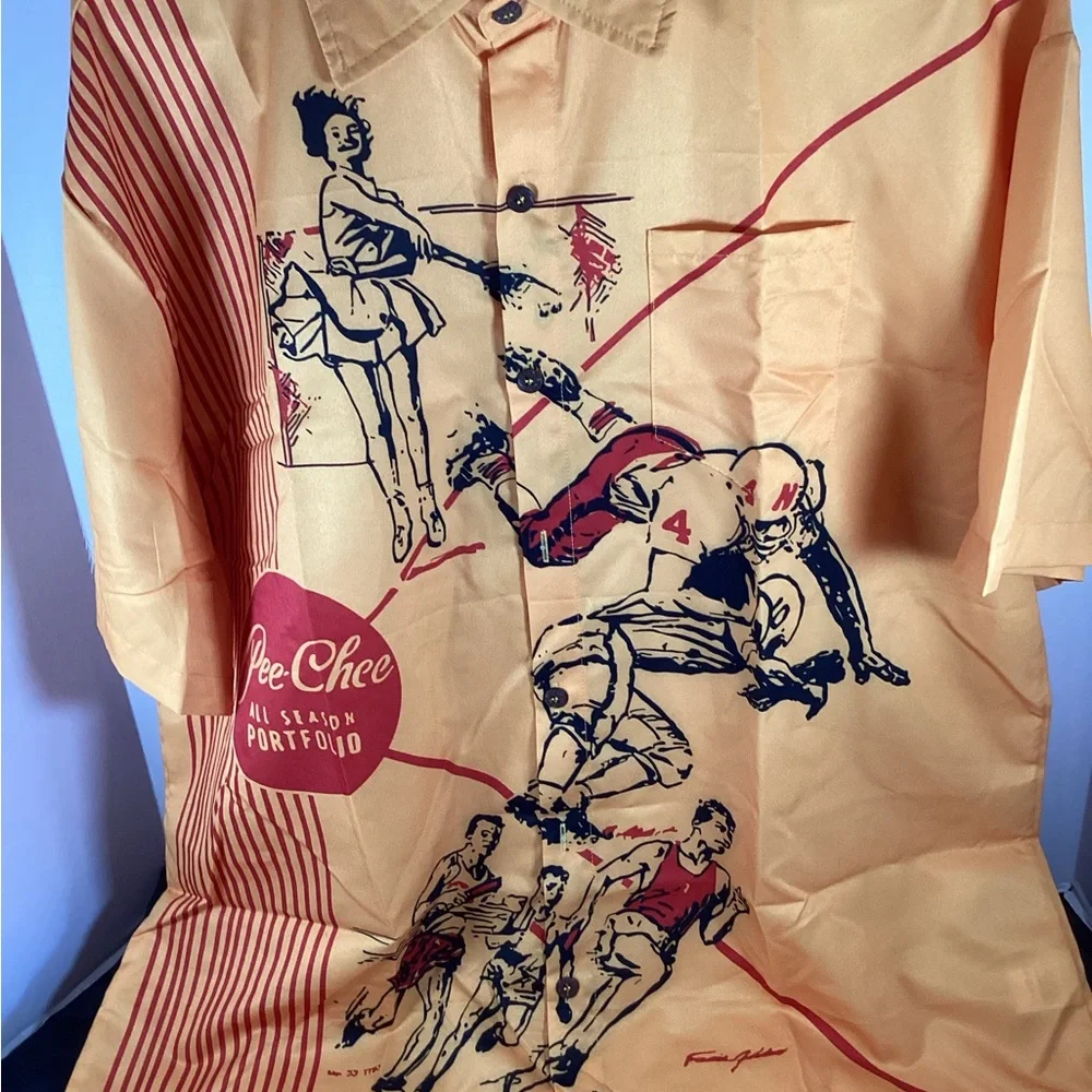 Pee-Chee Hawaiian Shirt  Men’s Size Large - Picture 4 of 5